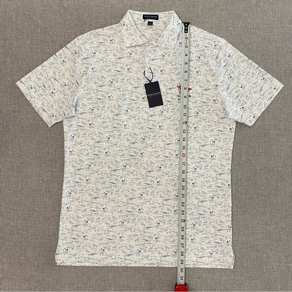 Peter Millar Crown Crafted Mens Medium LACC 123rd US Open Pacific Coast AOP New - Picture 5 of 15